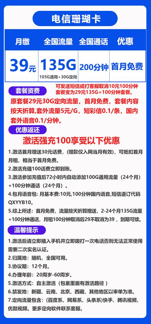 电信珊瑚卡是哪个地区的套餐？归属地及套餐详情解析