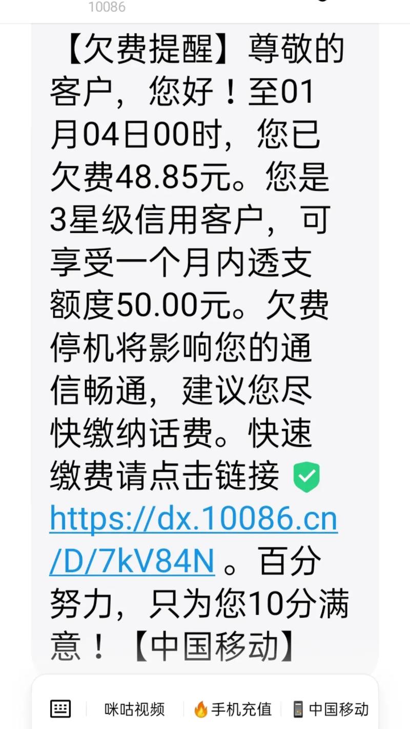 手机欠费多少会没流量?