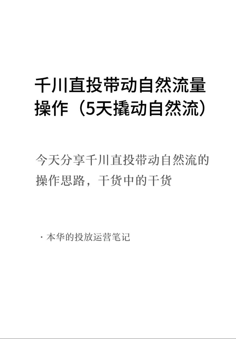 千川直投怎么出价?
