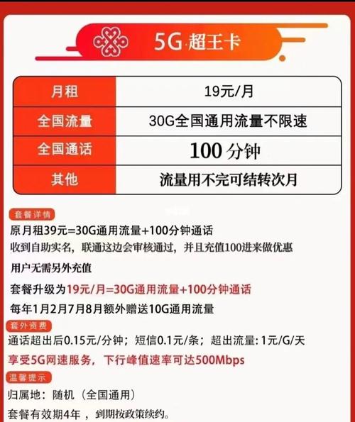 联通卡免月租哪个套餐好?