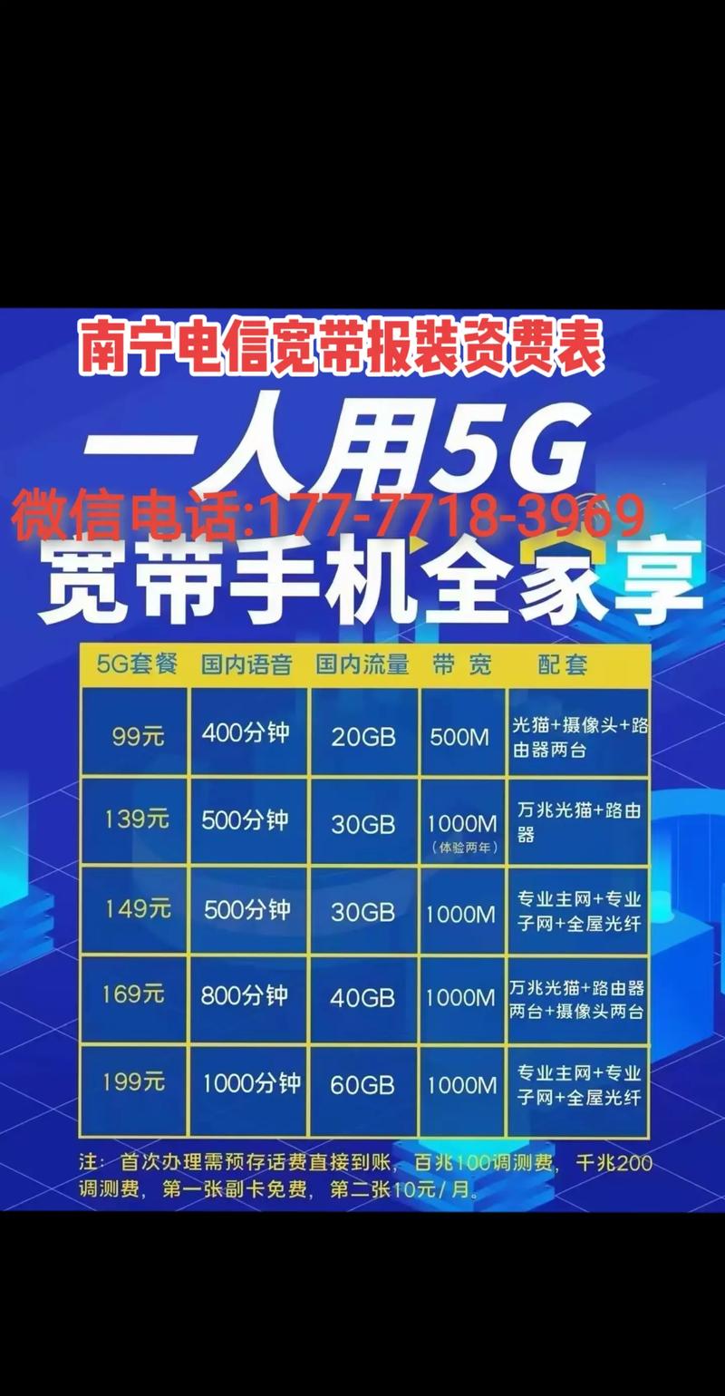 电信的宽带是如何收费?