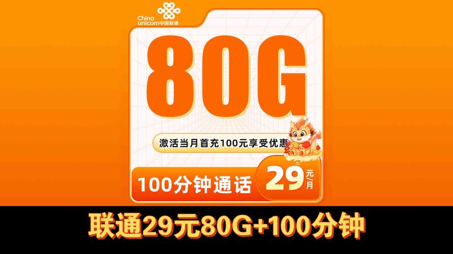 联通卡有哪个套餐是29包100g？
