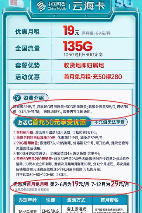 移动的单价卡套餐怎么样?