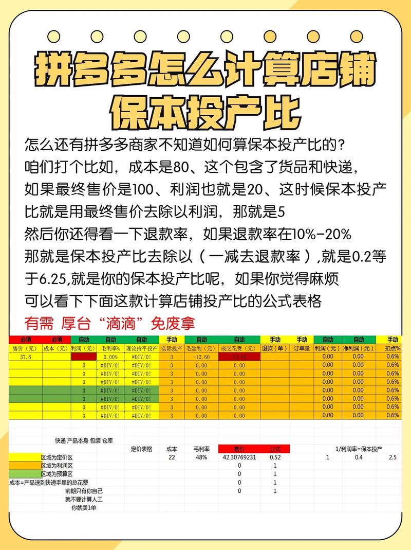 千川投怎么算保本？