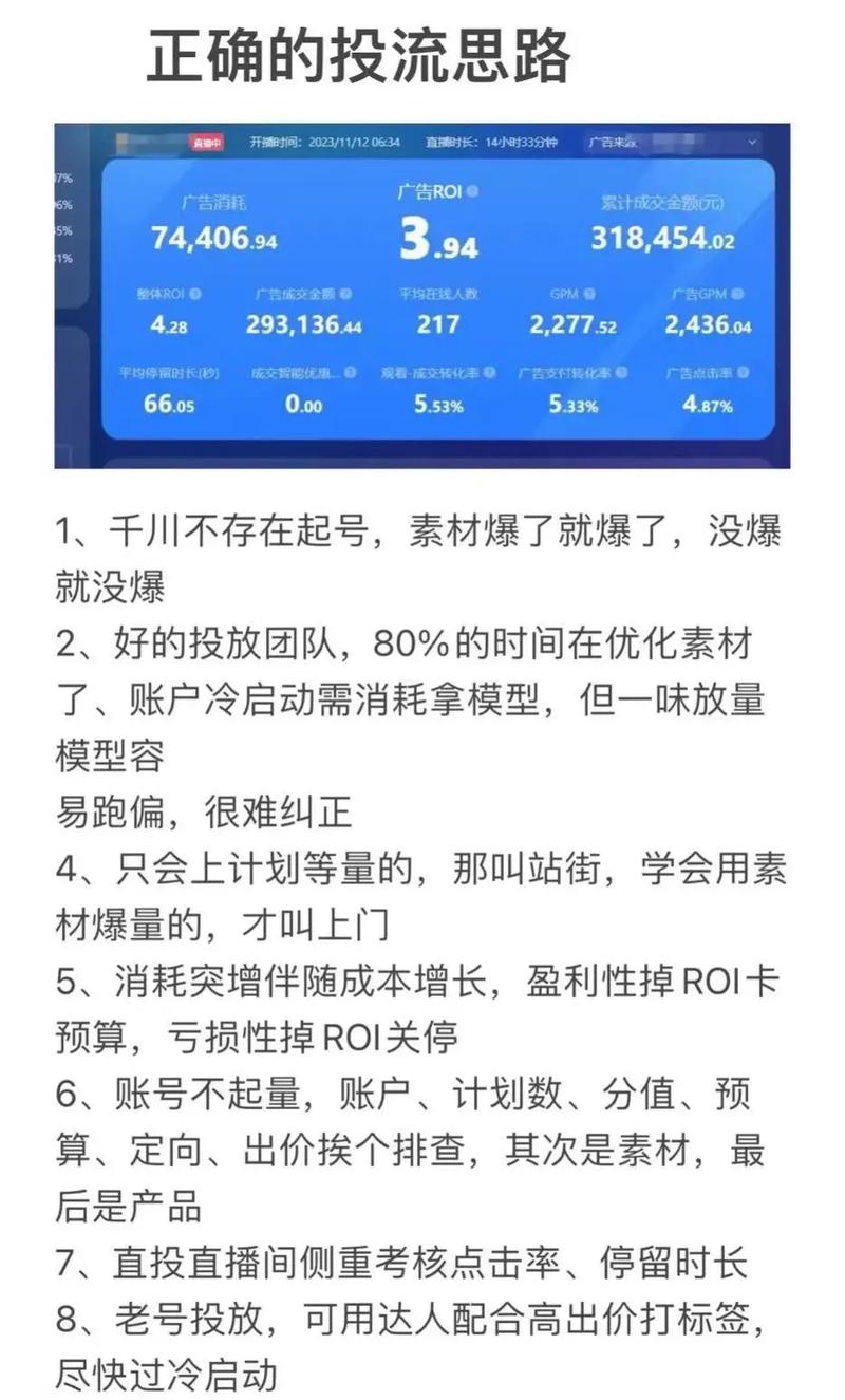 千川到后期怎么投？