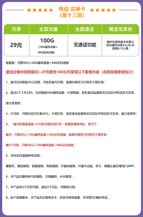 电信雷神卡归属地是哪里？