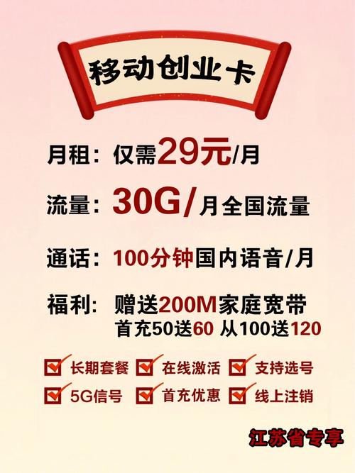移动创业卡套餐怎么样?