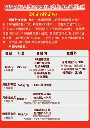 联通卡升级套餐多少钱?