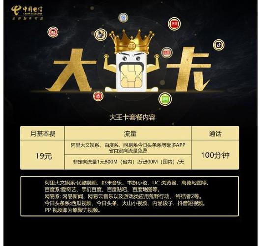 大王卡电信套餐怎么样?
