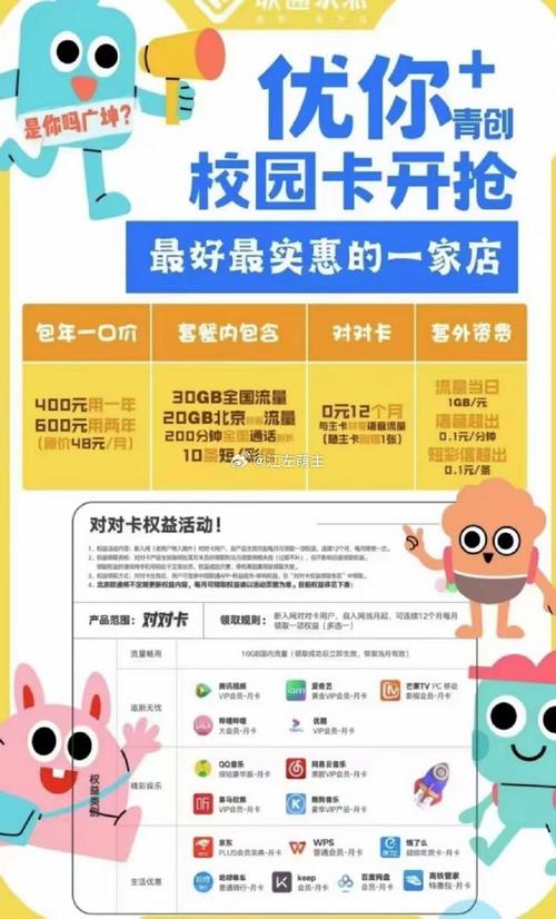 联通卡套餐多少可以开副卡?