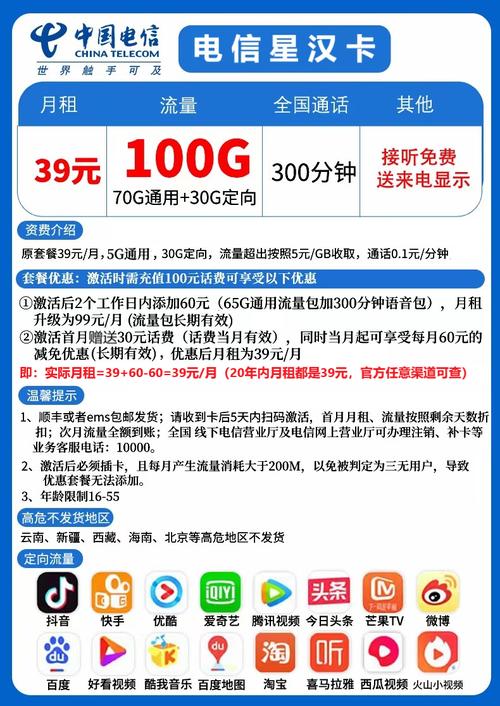 电信哪个套餐流量卡划算？