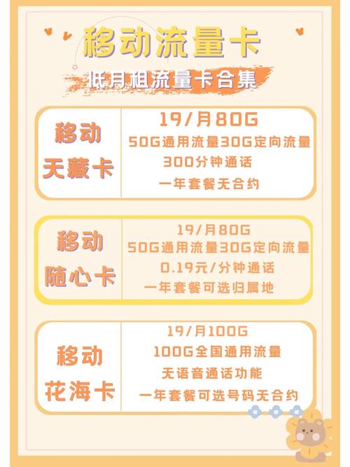 移动卡哪个最合算套餐?