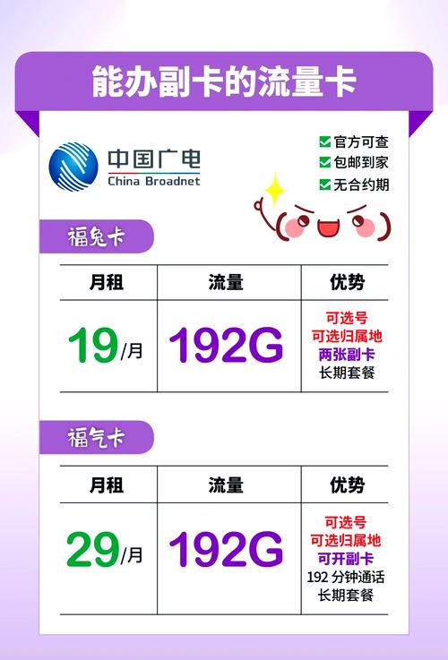 移动副卡套餐哪个划算?