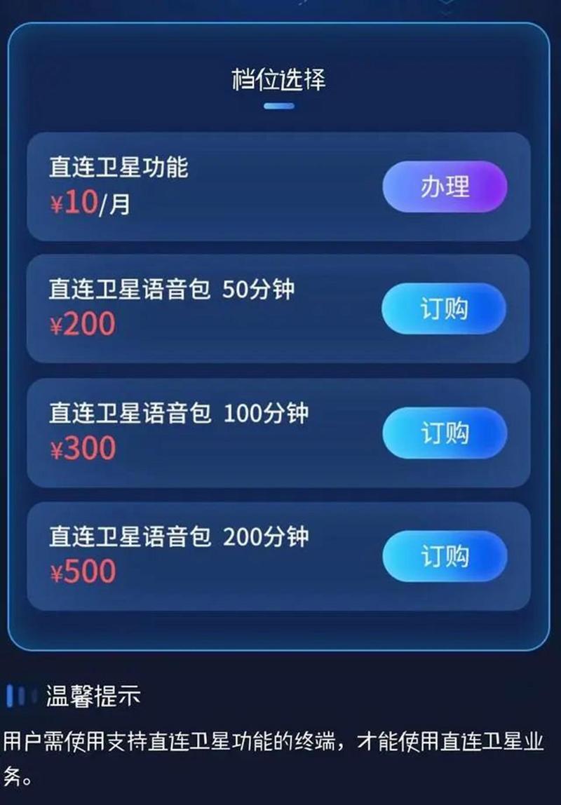电信卫星通信套餐的实际使用体验怎么样？