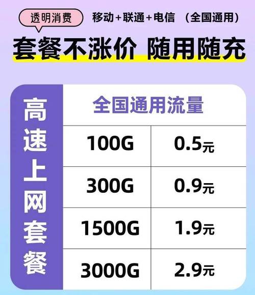手机流量超1g收费多少？