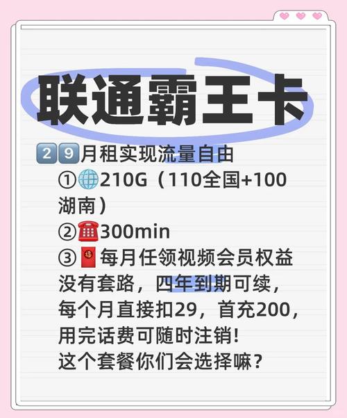霸王卡选哪个套餐合适?