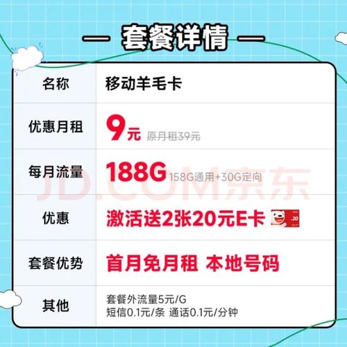 移动套餐9元卡怎么样的?