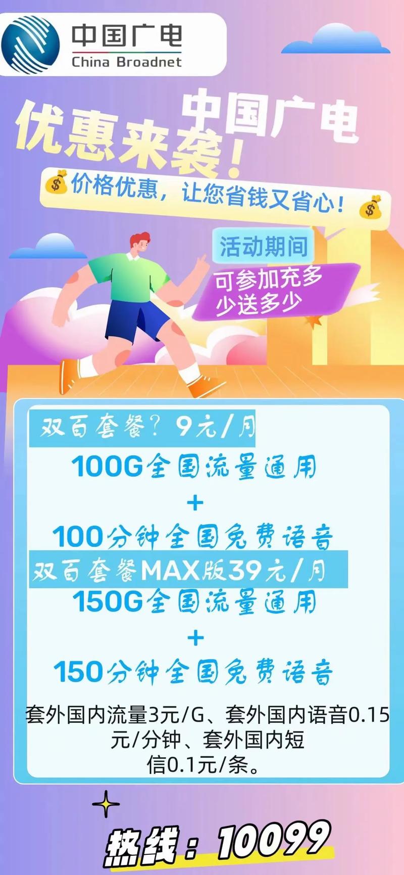 广电双百卡多久返话费啊?