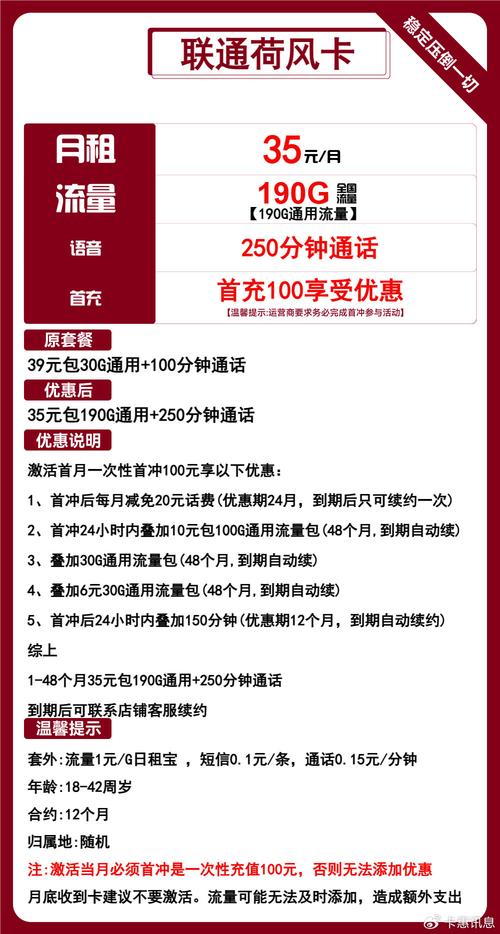 联通宽带卡哪个套餐好用?