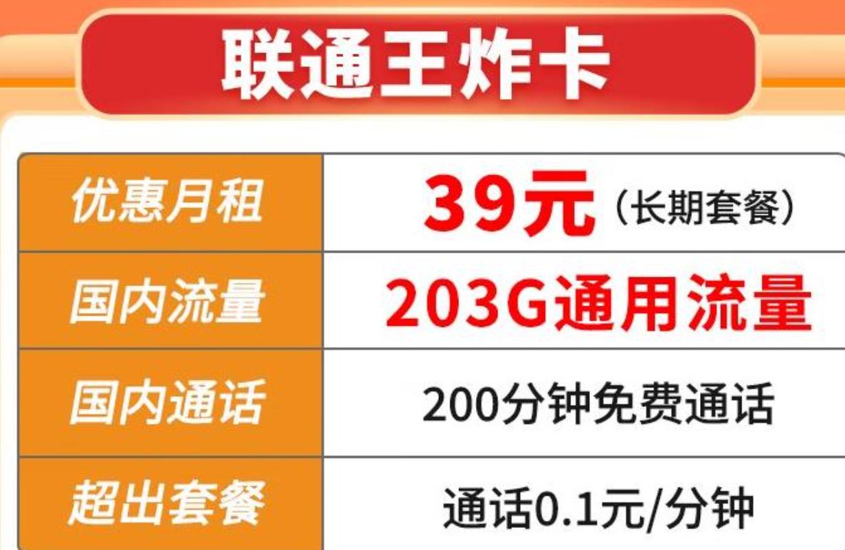 联通卡一卡通有哪些套餐?