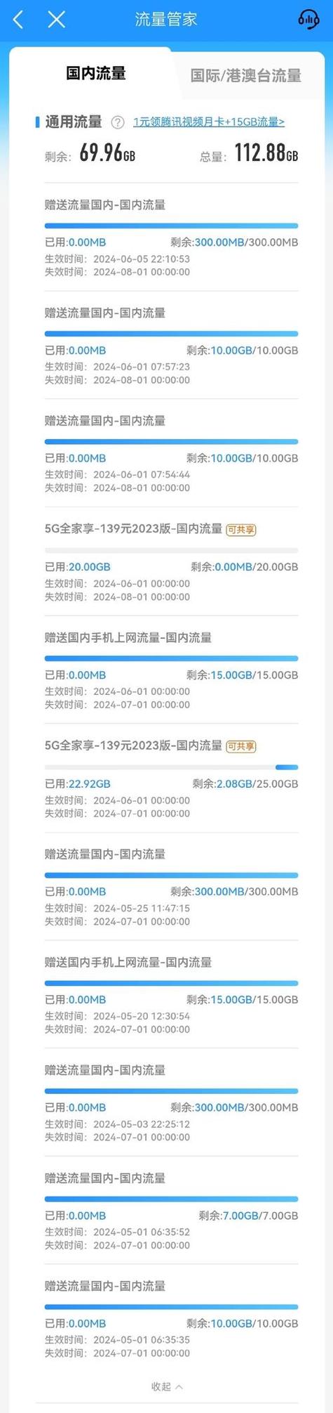 4g手机一晚上多少流量？