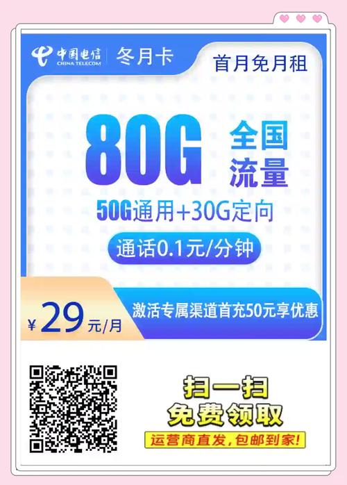 电信29元80g套餐卡怎么样？