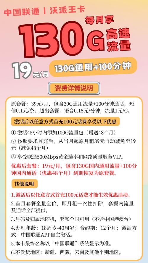 王卡哪个套餐更划算？