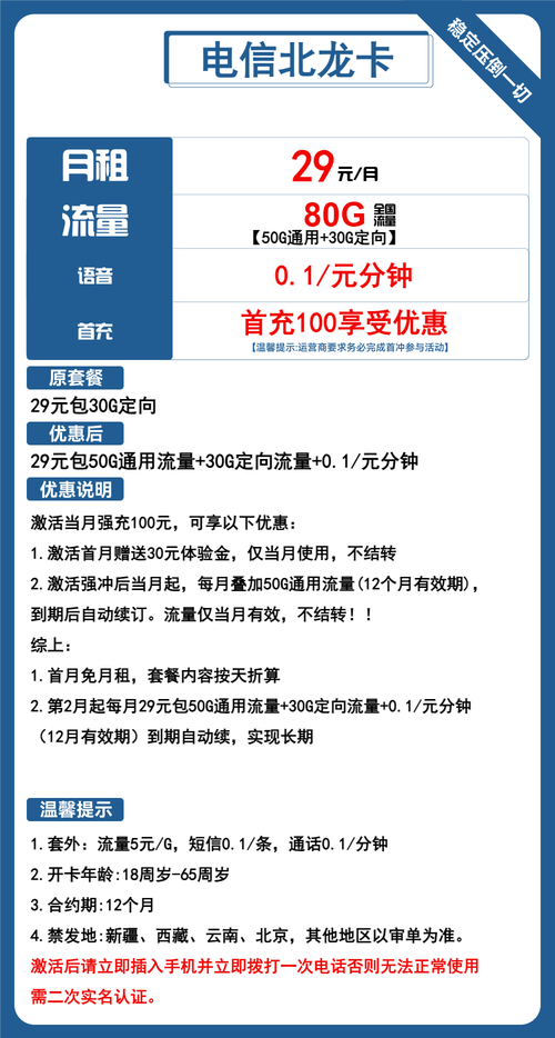 唐山电信卡哪个套餐好?