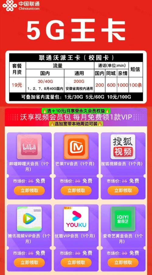 直播套餐卡哪个比较划算?