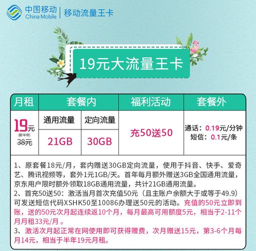 移动大王卡属于哪个套餐？