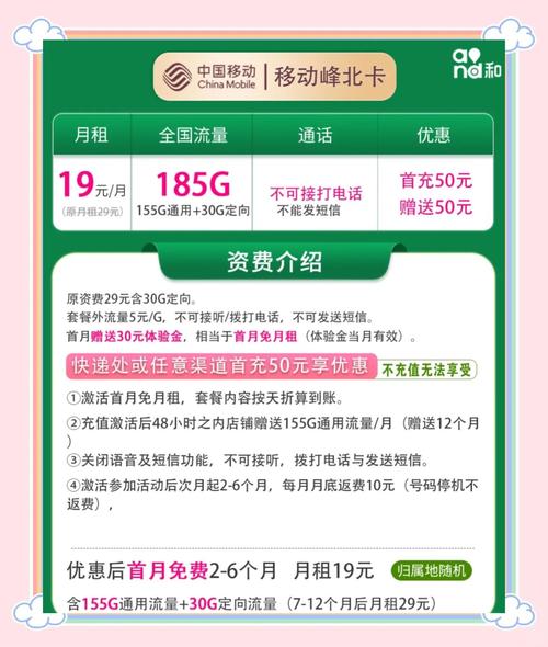 移动新办套餐推荐哪个卡?
