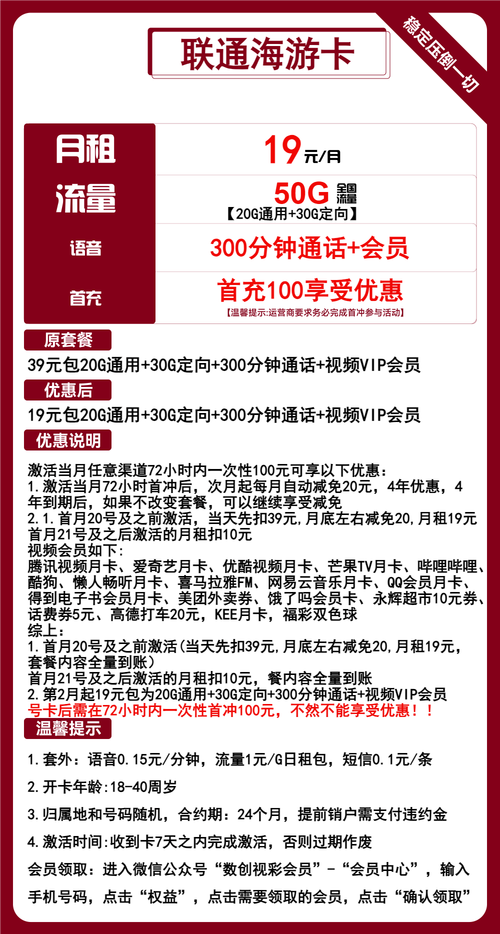 手机流量卡有多少流量?