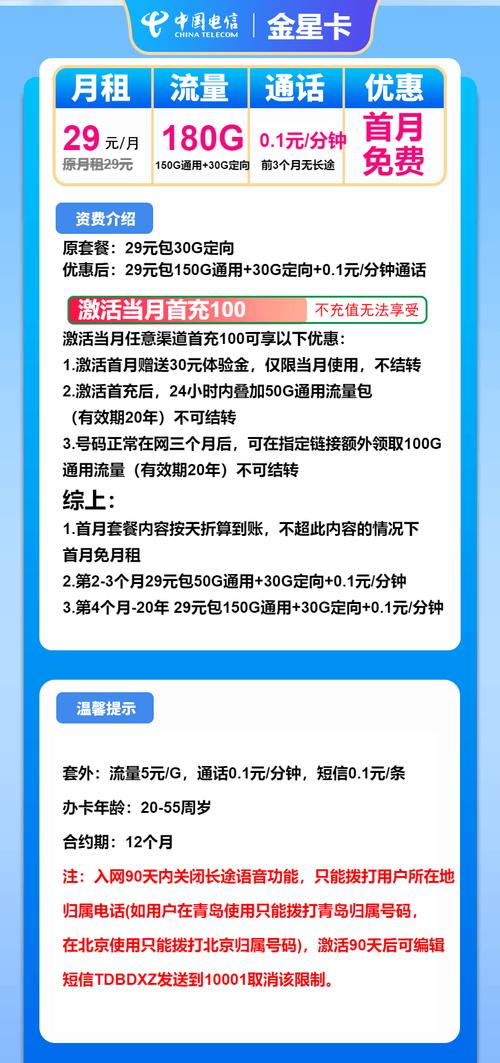 电信星卡套餐哪个好?