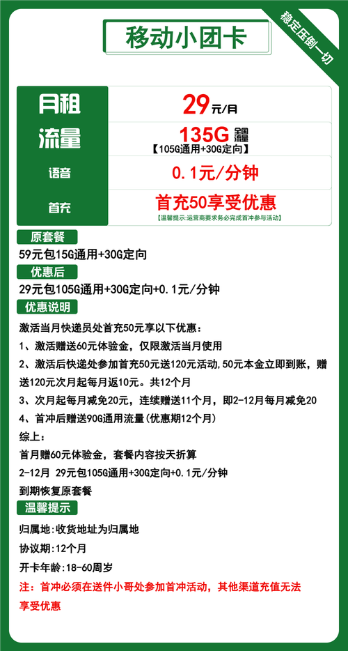 中国移动宝藏卡19元套餐30G流量怎么样?