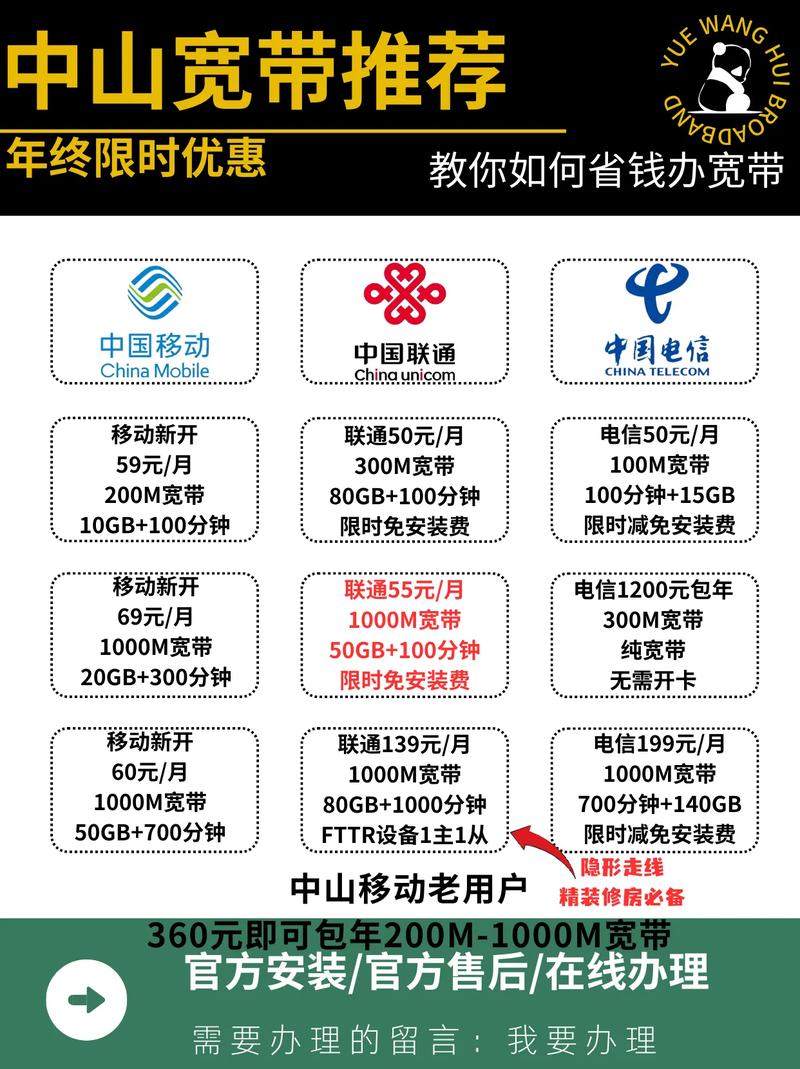 中山如何装宽带便宜点呢?