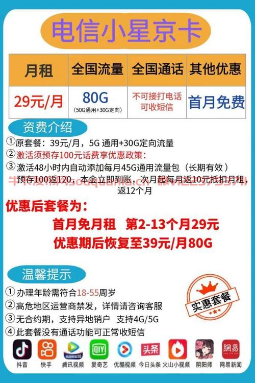 电信小京卡套餐怎么样？值得办理吗？