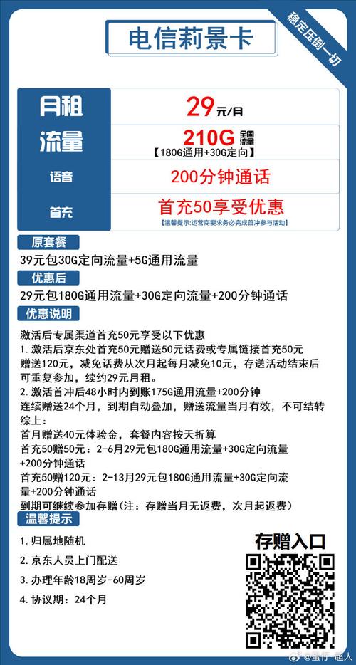 江苏5g无限流量卡有哪些套餐?