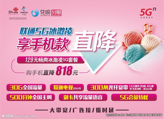 联通卡5g冰淇淋套餐怎么样？
