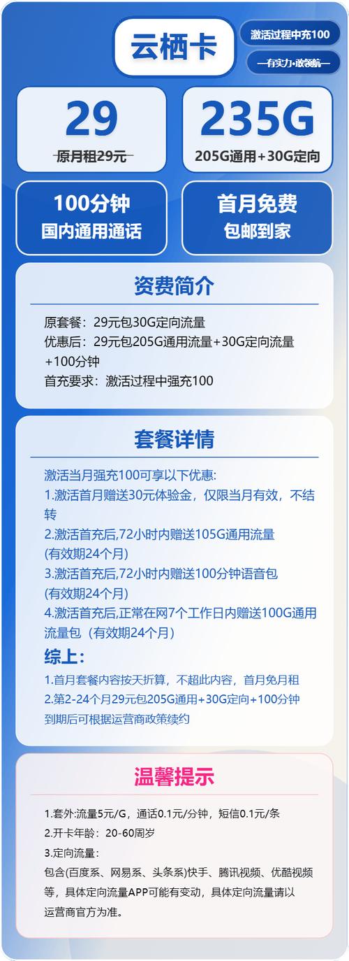 河北5g电信纯流量卡有哪些套餐？