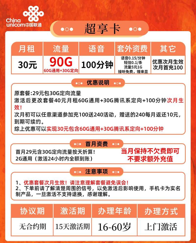 有哪些一元手机卡套餐好?