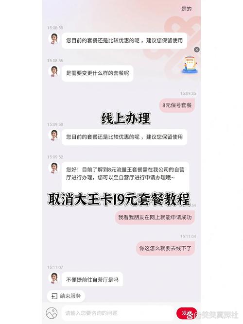 移动改19套餐大王卡怎么改?