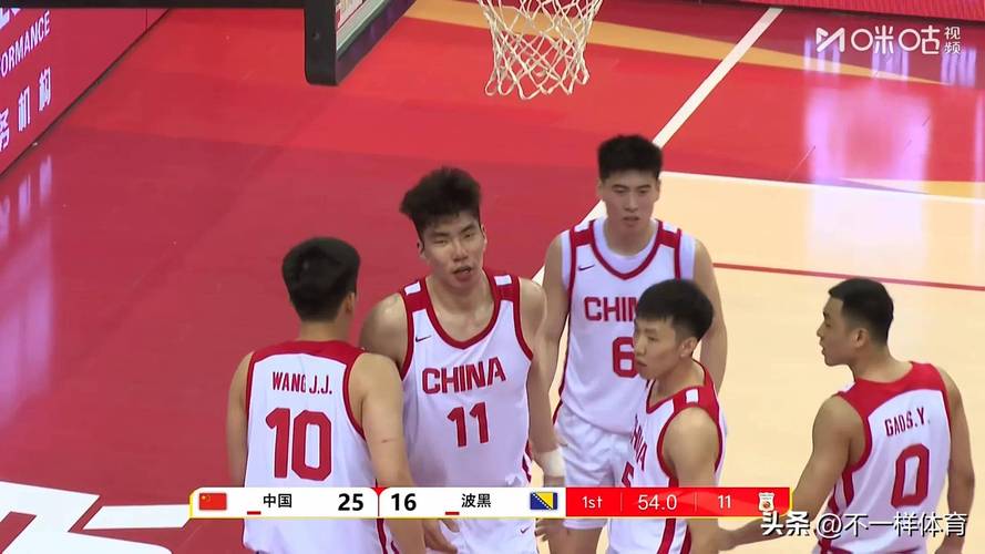 中国男篮热身赛险胜波黑队