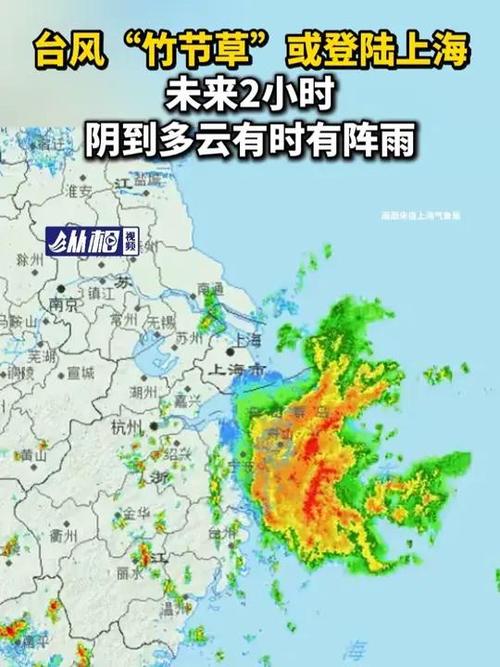 台风“竹节草”在上海二次登陆