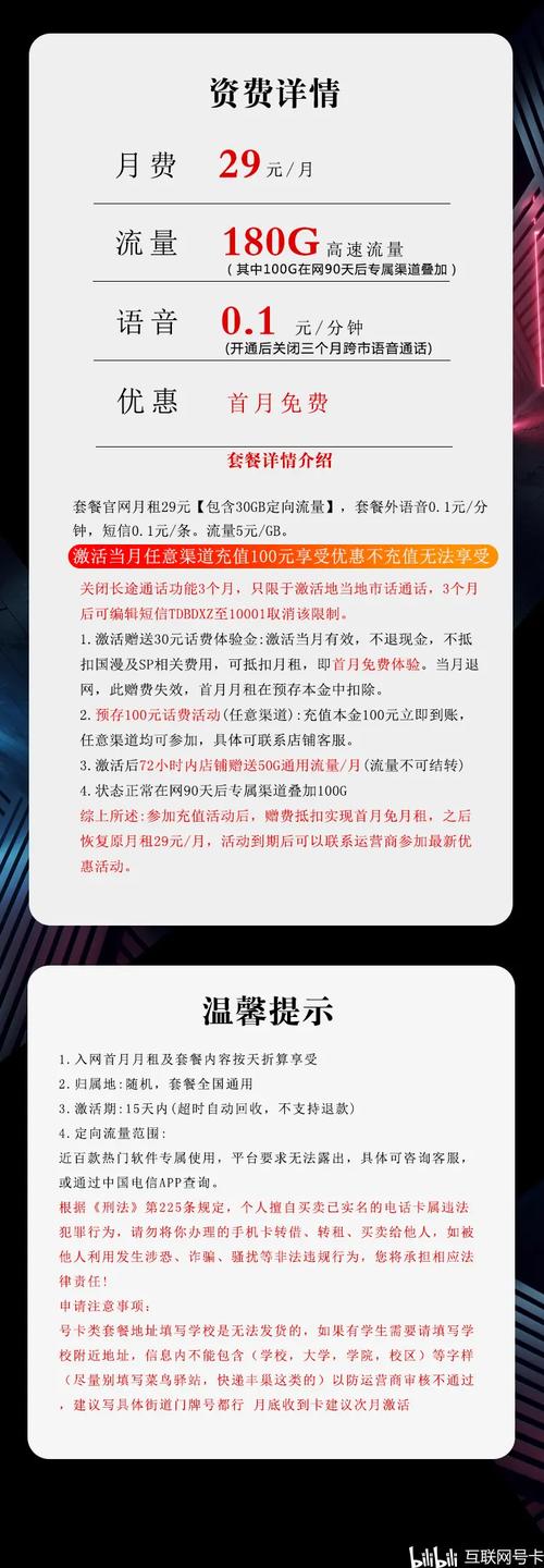 买电信卡送套餐怎么样?