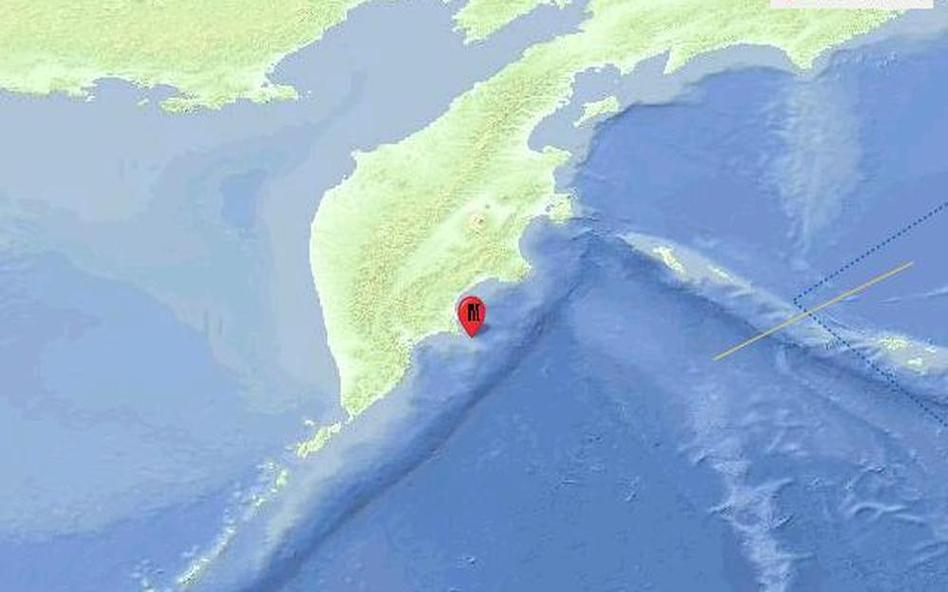 堪察加东岸远海发生5.9级地震