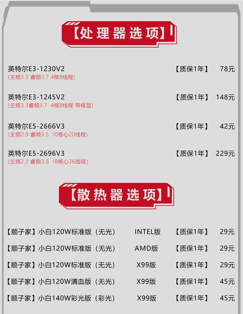 千元主机套餐有哪些卡的？