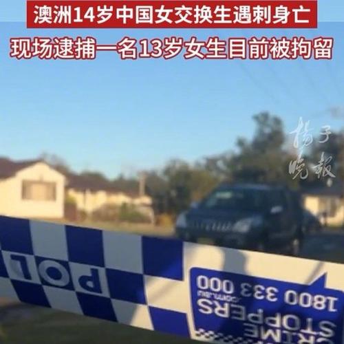 中国交换生遭刺身亡案，涉案女生被拘