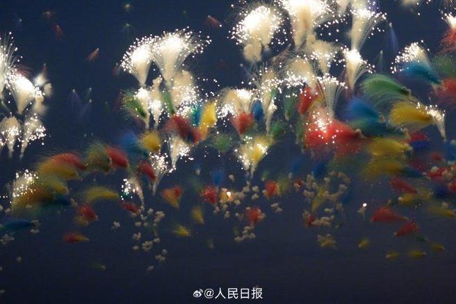 世运会烟花秀太美了