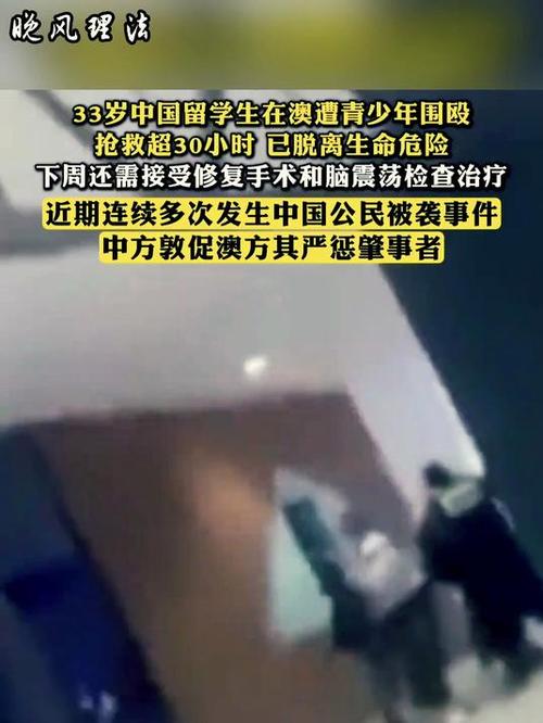 中国留学生在澳遭围殴事件曝光视频