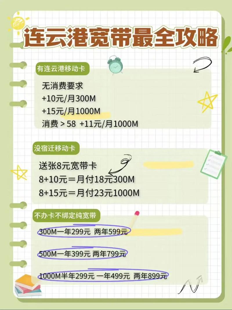连云港移动宽带如何办理？具体资费是多少？